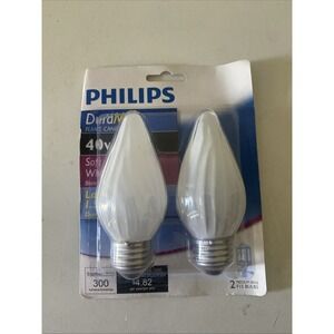 Philips DuraMax 40W White Flame Candle Bulb Soft White